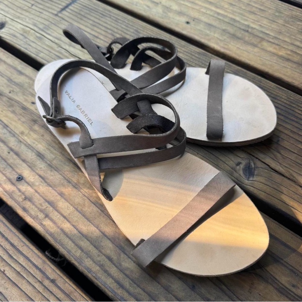 Handmade leather sandals